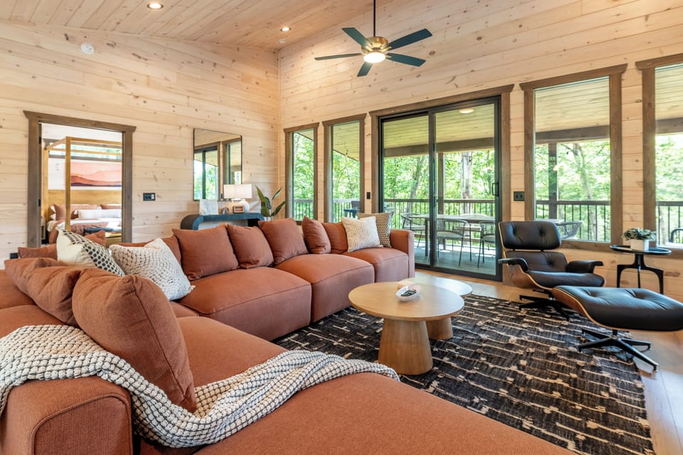Large sectional in the living room