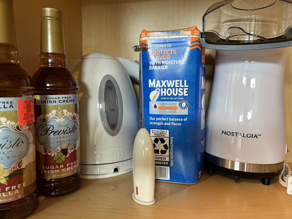 Electric kettle, air popcorn popper