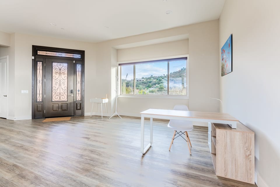 Indoors, Floor, Flooring, Hardwood, Furniture