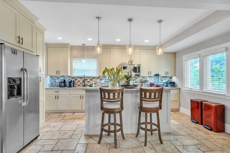 Indoors, Floor, Kitchen, Refrigerator, Home Decor