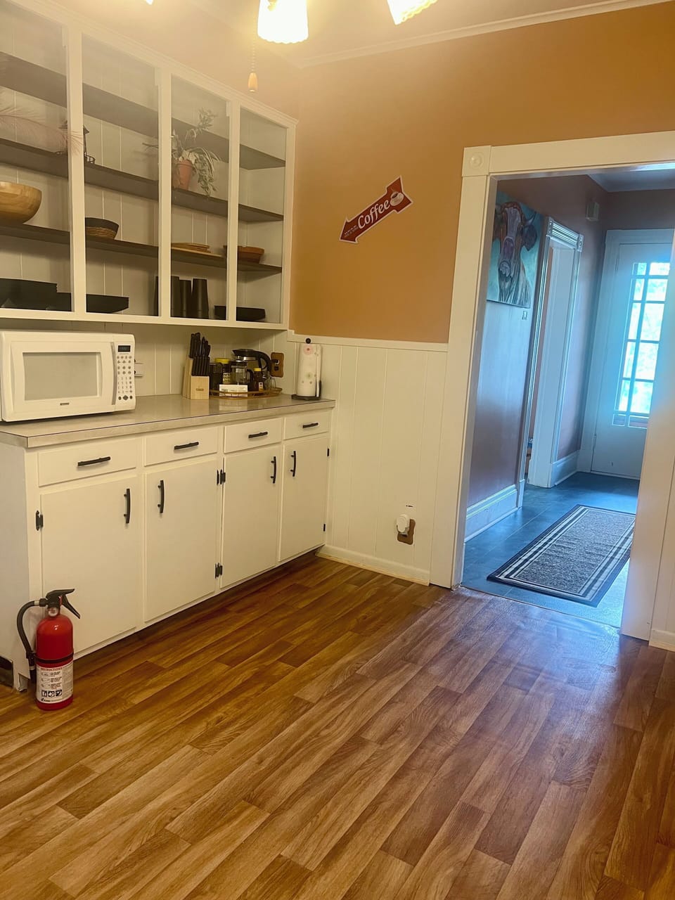 Kitchen renovated in the 1970's.  Plenty of  space for your group.