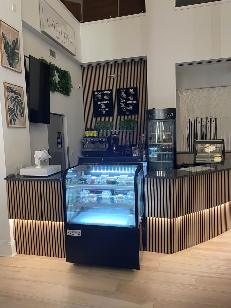 Coffee shop in lobby