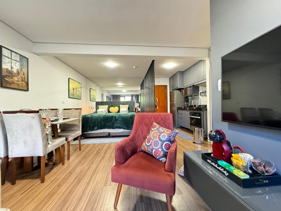 Luxury Apartment, Balcony, City View | Living area | 50-inch flat-screen TV with digital channels, TV, Netflix