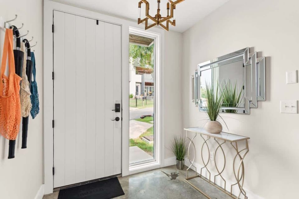 Welcome to Your Nashville Retreat - first floor's entrance where you can leave keys and coats - umbrellas provided. Please return!
