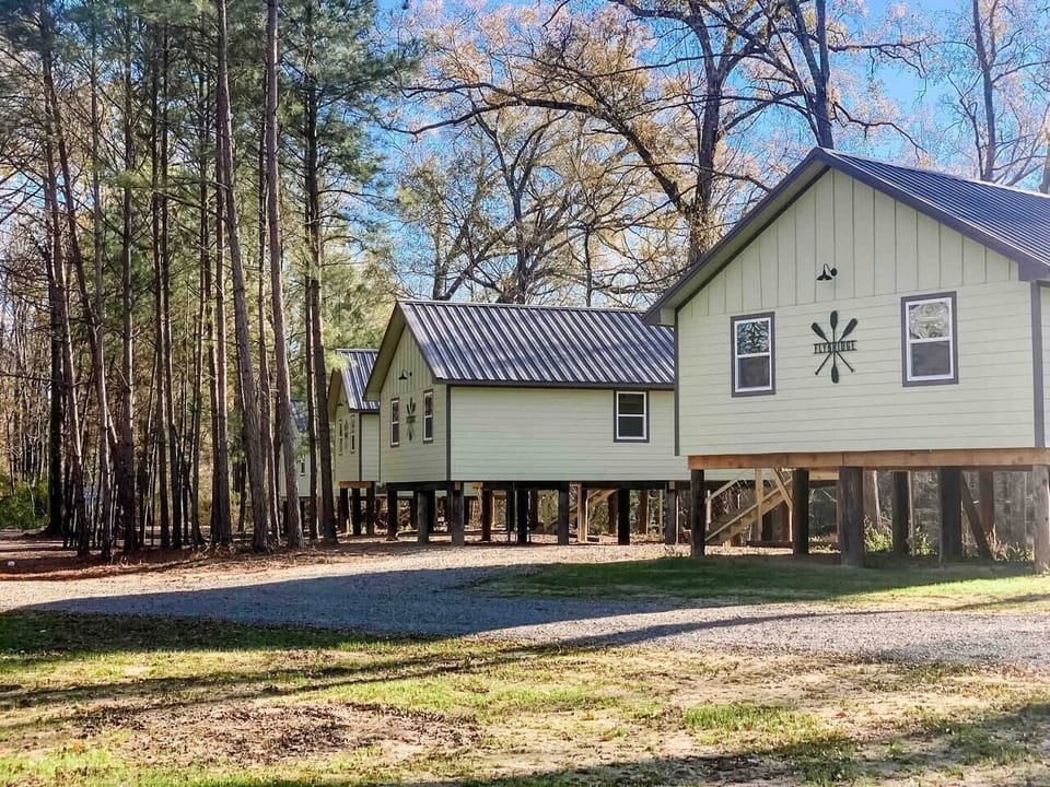 You will have all five of our cabins that are within a short walk of each other.  
