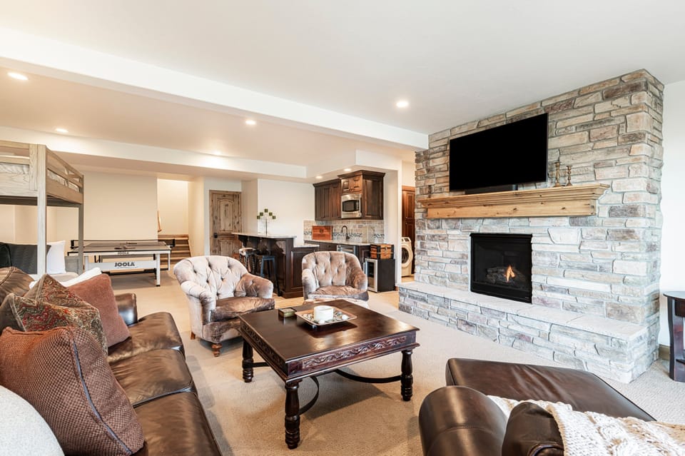 Lower level family / game room