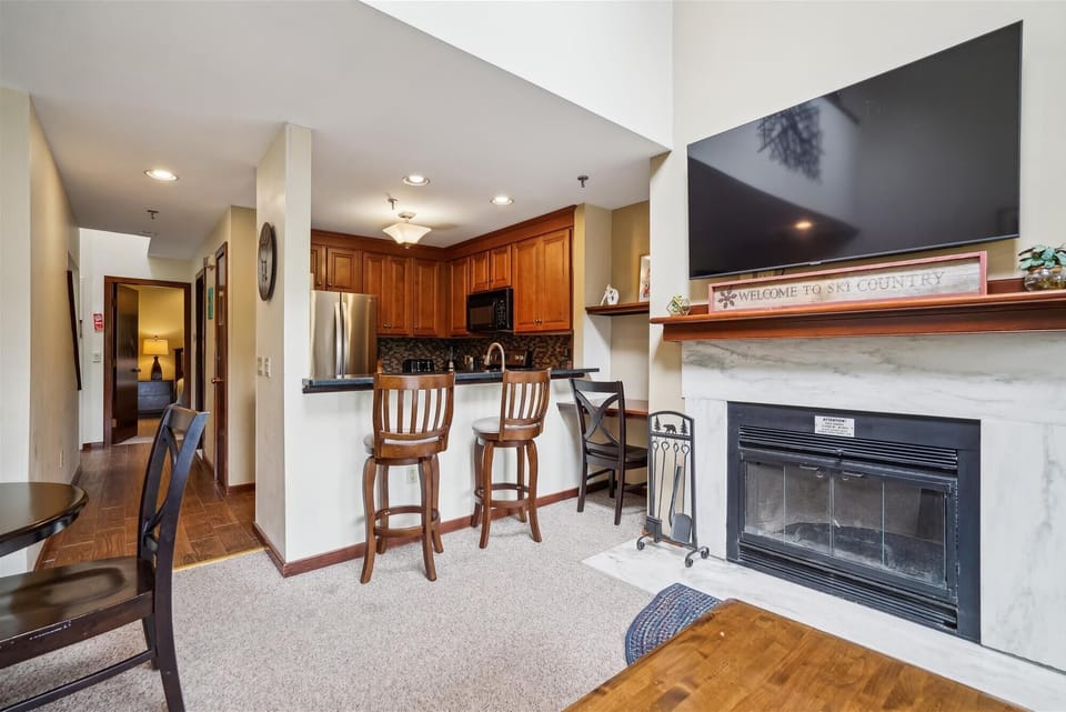 Open floor concept, bringing all the social rooms together.