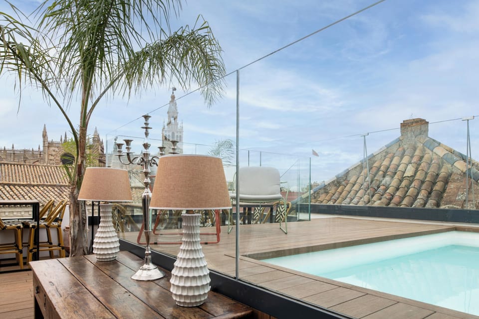 Rooftop pool