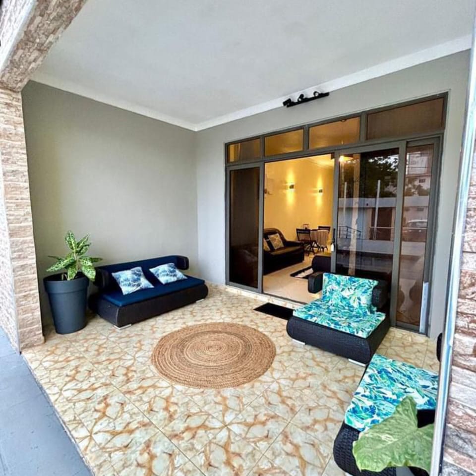 Deluxe Apartment, Balcony, Pool View | Terrace/patio