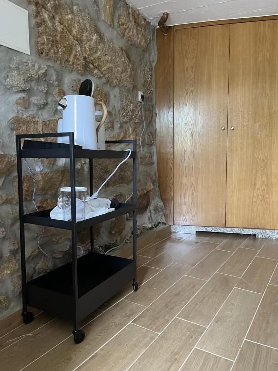 Mini-fridge, microwave, toaster, highchair