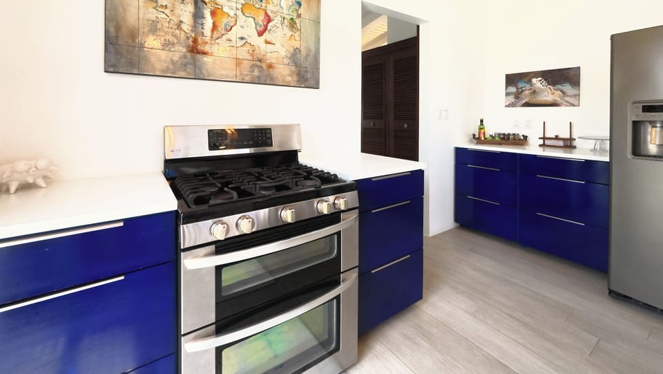 Enjoy cooking in the spacious kitchen with generous counter space, modern appliances, and plenty of storage.