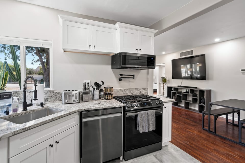 Dishwasher and Gas Stove
