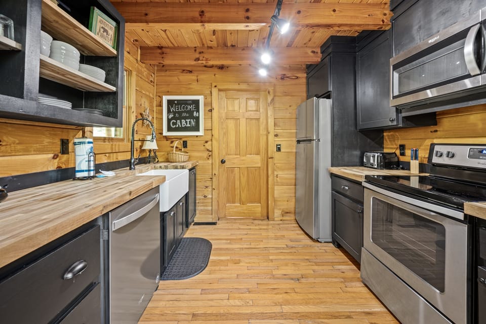 Well stocked kitchen