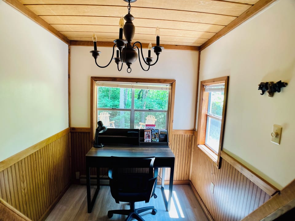 working space with a wonderful view