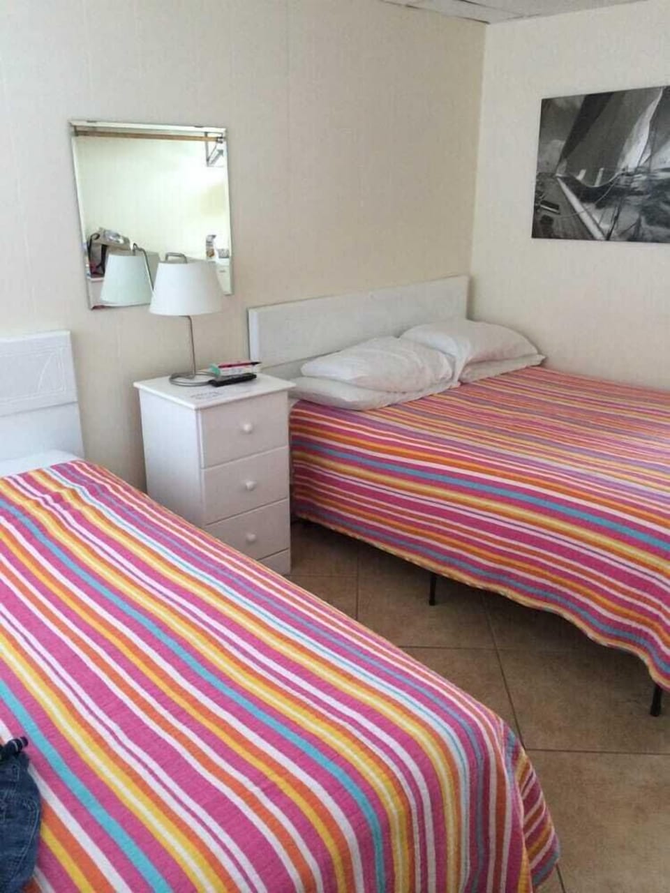 Standard Double Room, Bay View | Iron/ironing board (on request), WiFi (free), bed sheets