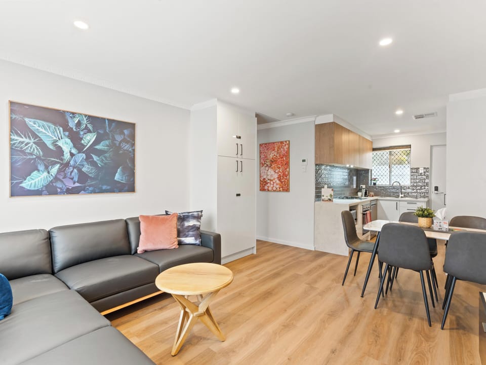 Lovely open plan living space.