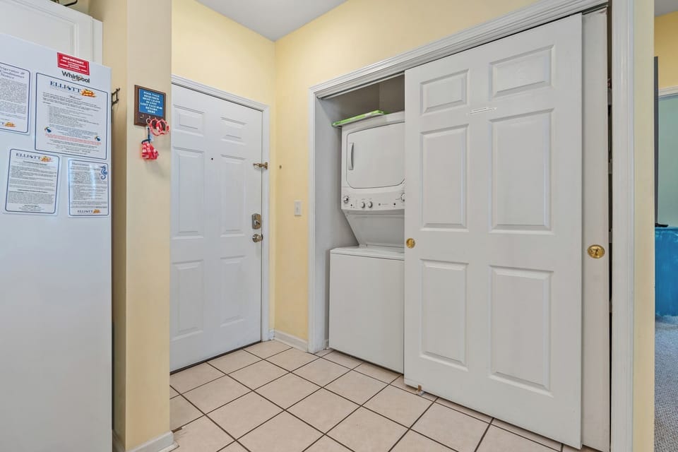 Never underestimate the convenience of a washer & dryer in your unit.