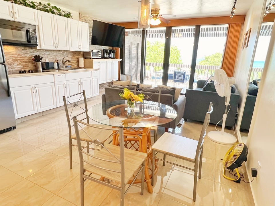 Views from the living room and kitchen are gorgeous