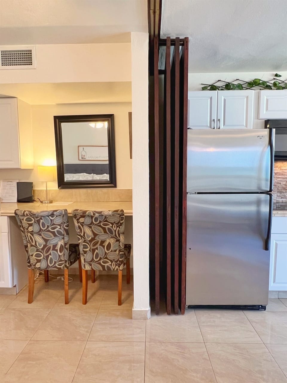 Want to section off the primary bed and living room pullout? Just pull out the dividers.