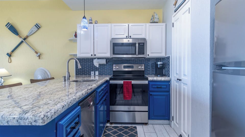 Beautiful remodeled kitchen.