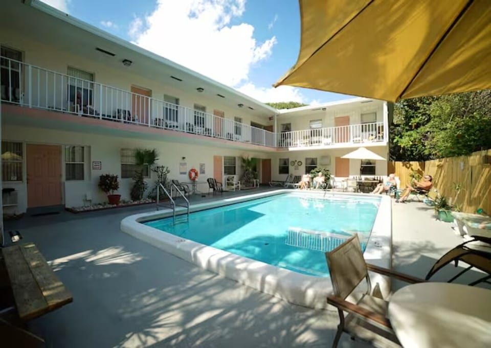 Dive into tranquility with our captivating pool, where every ripple reflects the beauty of our scenic property. A perfect blend of relaxation and natural beauty, inviting you to bask in the serenity of our surroundings.