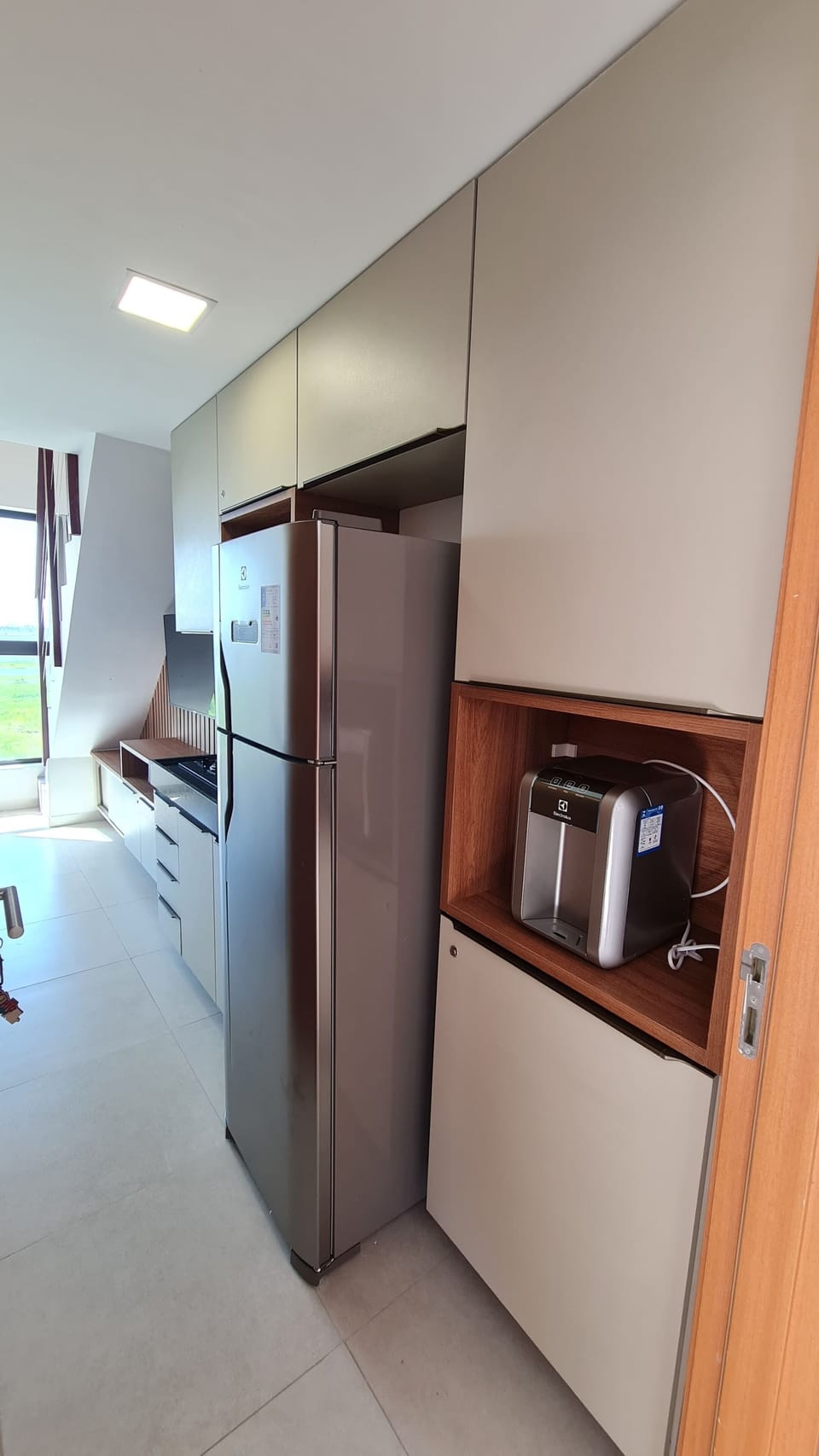 Comfort Duplex, Lagoon View | Private kitchen | Fridge, microwave, stovetop, cookware/dishes/utensils