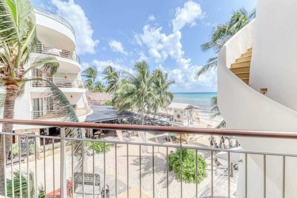 Private balcony with ocean view