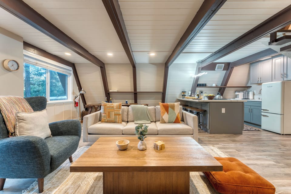 Cozy furnishings.