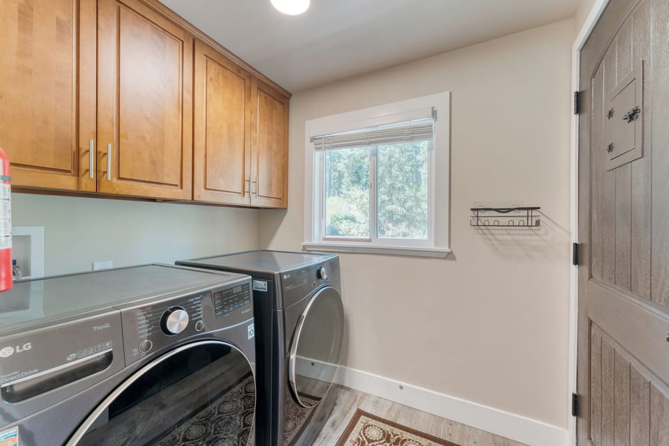 Laundry room.