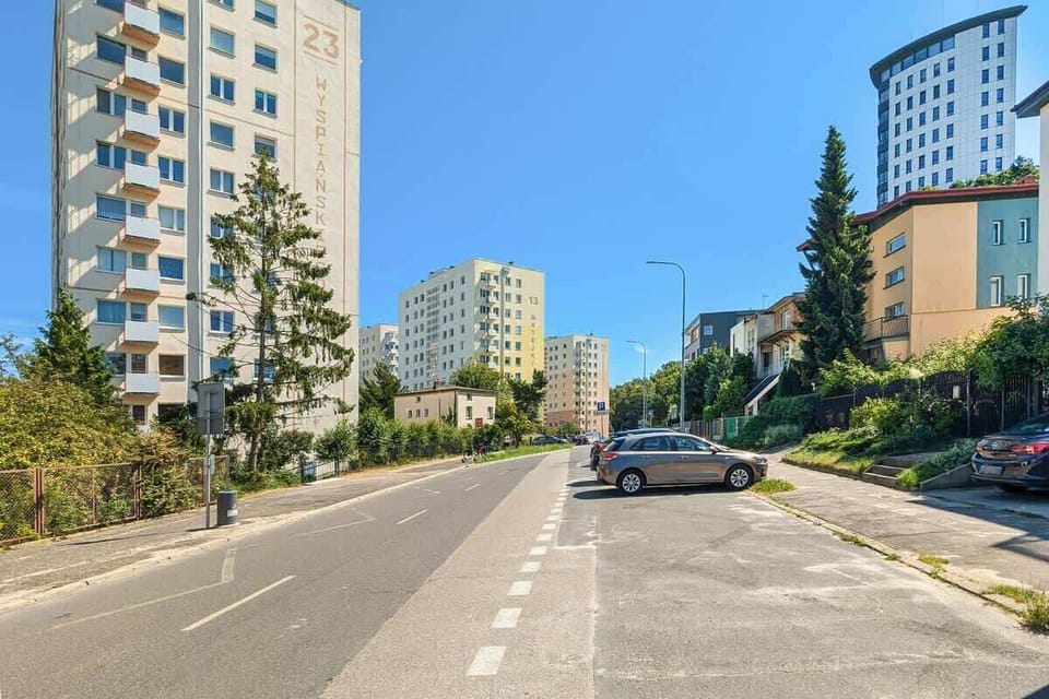 The building of the facility and the surrounding area.