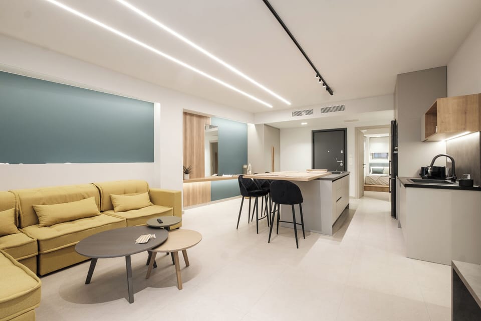 Luxury Apartment, Balcony, City View | Living area