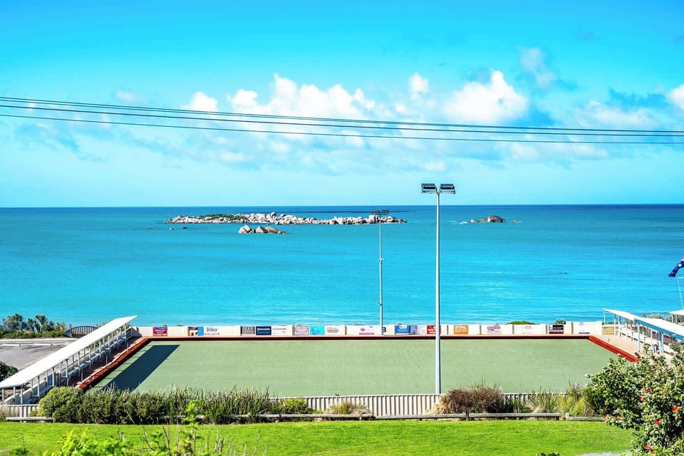 View of bowling club