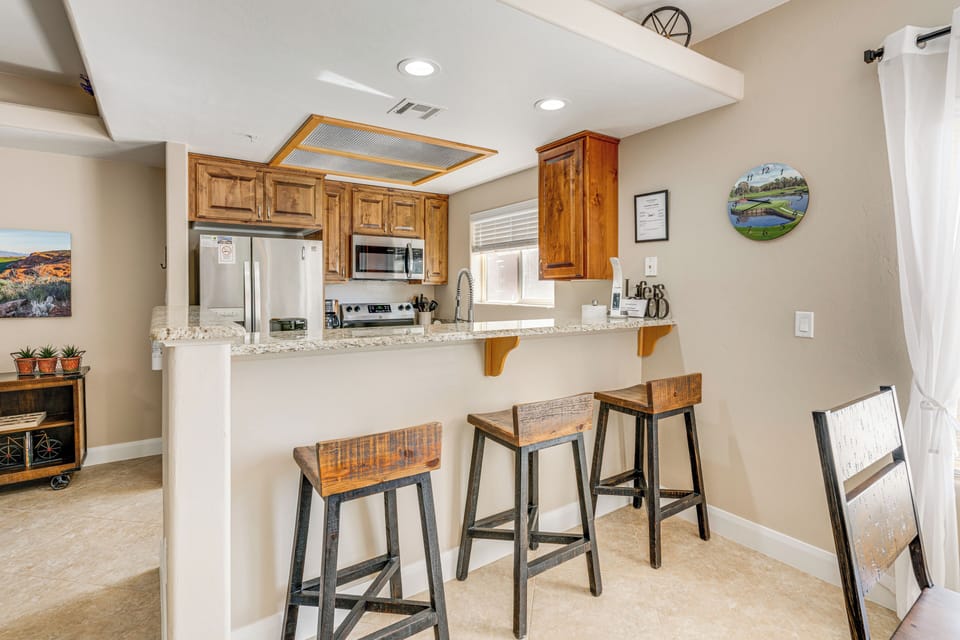 Bar-Top Seating Area