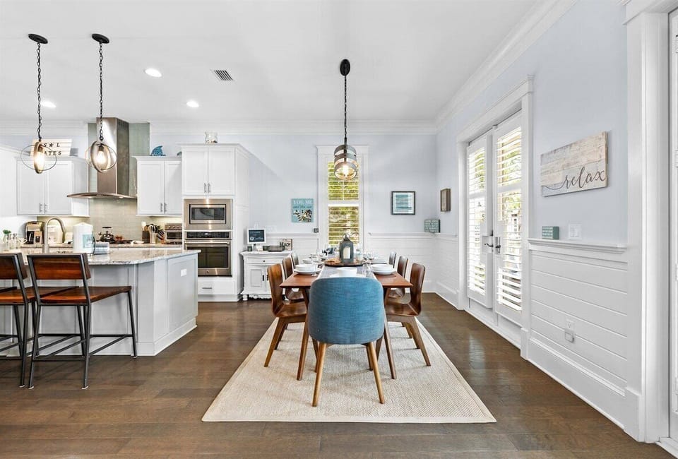Open and airy with elevated finishes.