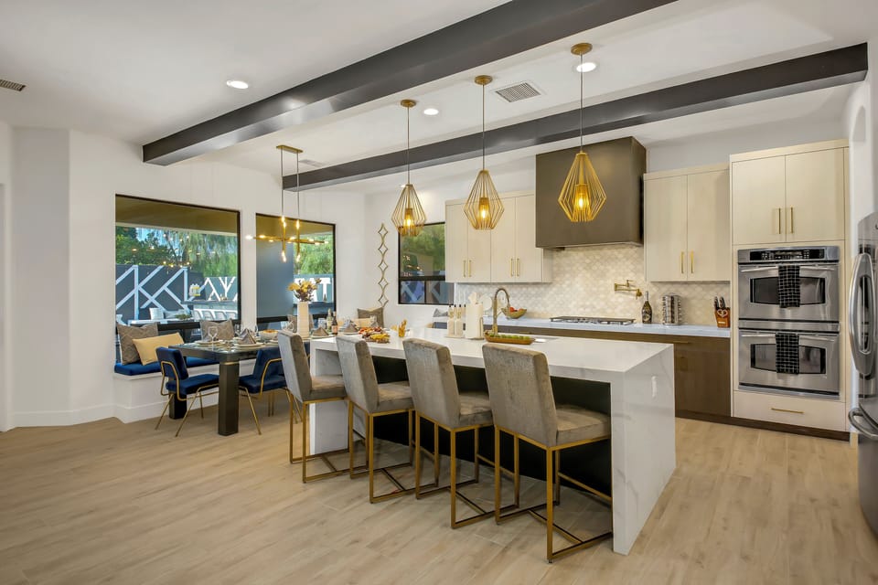 House, Multiple Beds, Pool Access, Pool View (Empire State 7br, Golf, Waterslide) | Private kitchen | Fridge, microwave, oven, stovetop