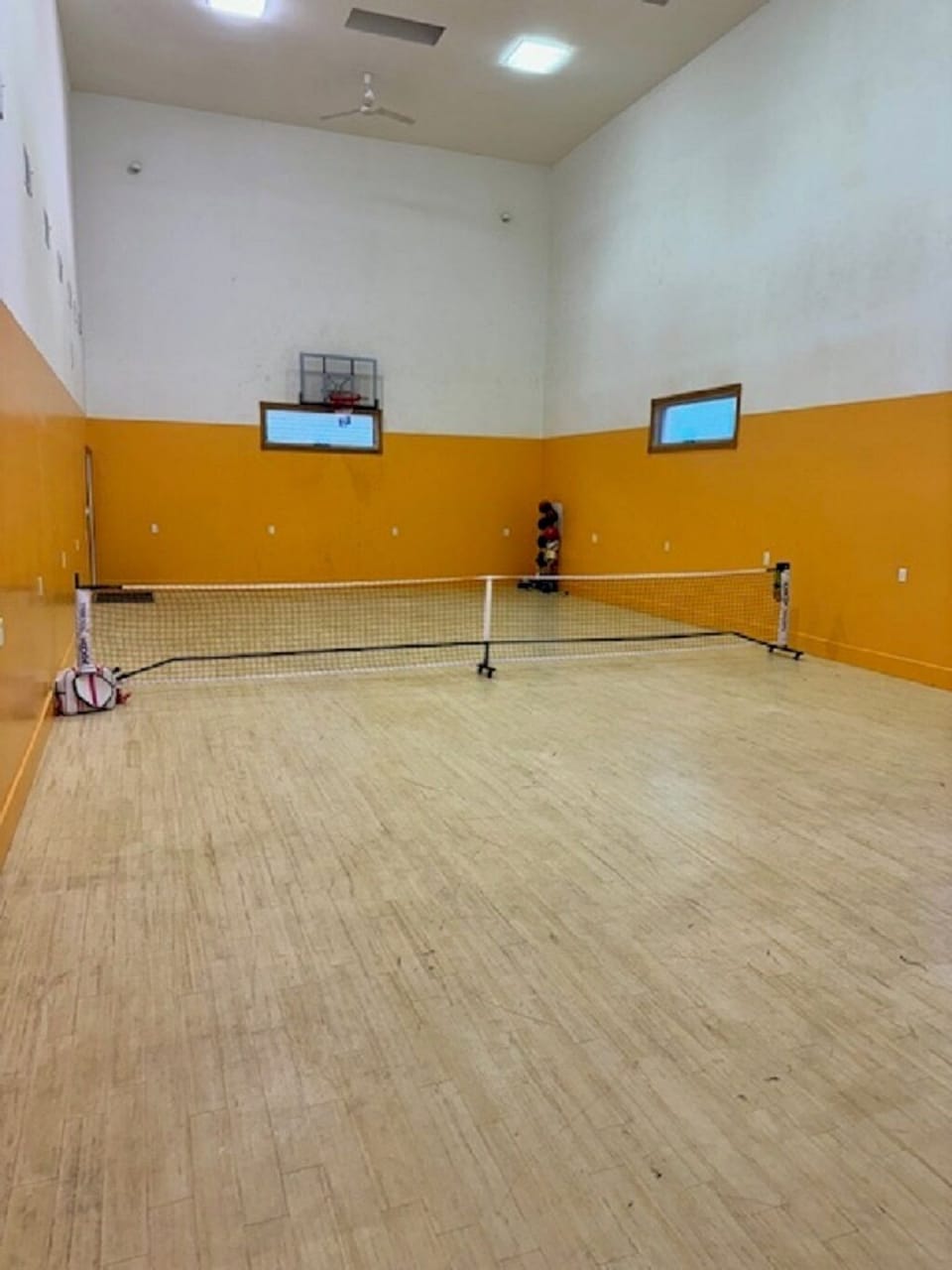 Basketball, Pickleball, cornhole! Possibilities are endless in the gym!