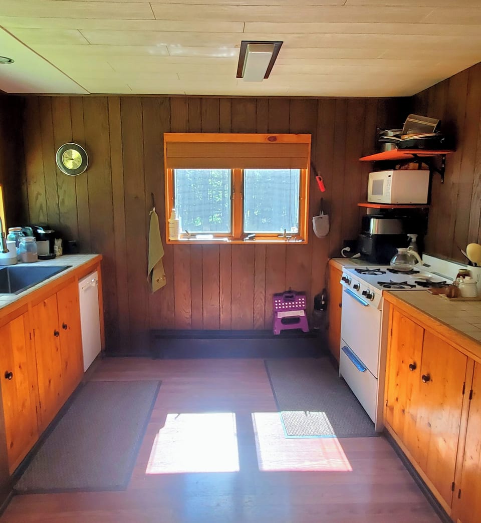 Full view of kitchen
