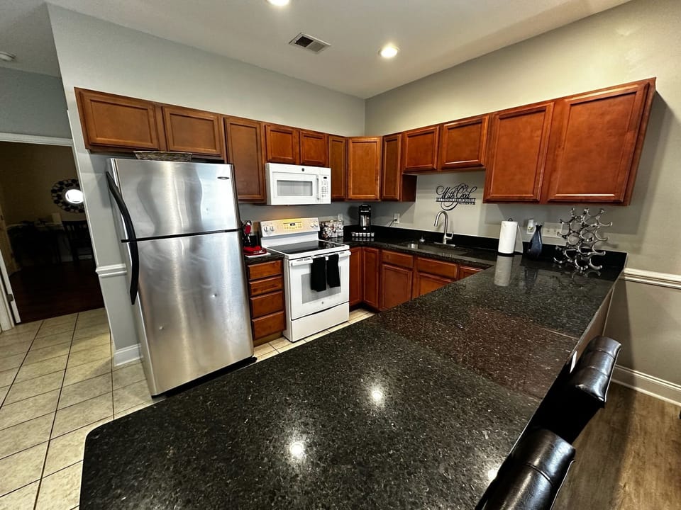 Cook up a feast in our cozy kitchen, fully equipped with everything you need!