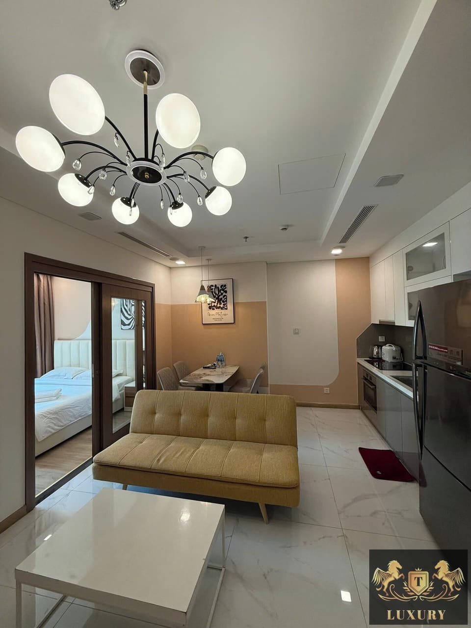 Luxury Apartment, 1 Bedroom, Balcony, City View | Premium bedding, individually decorated, individually furnished, desk