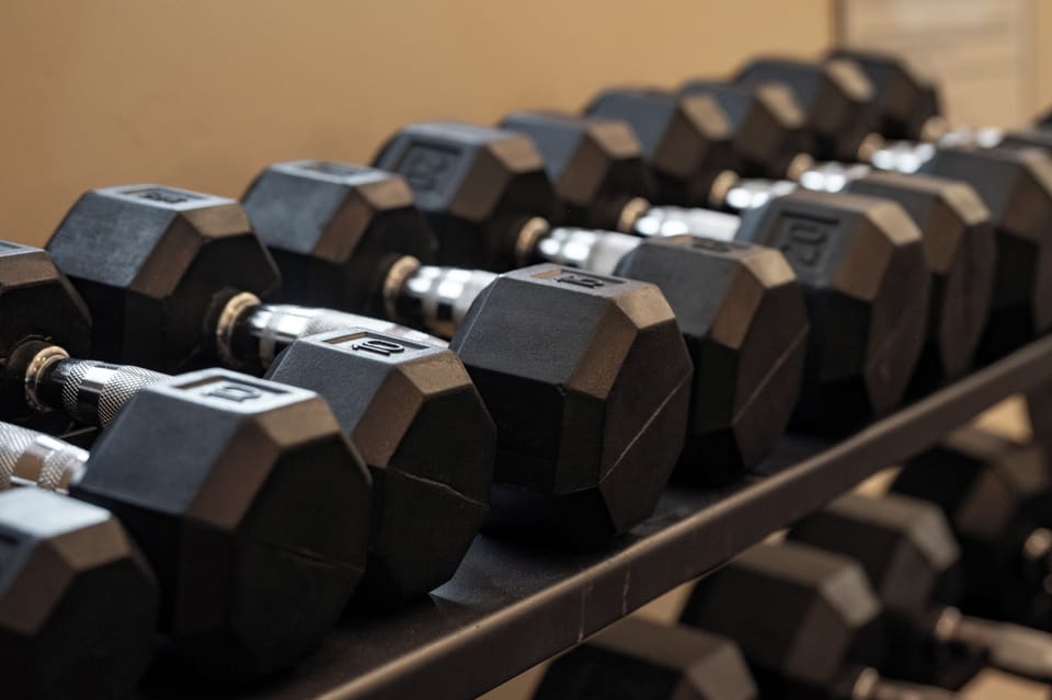 Trailhead Clubhouse weights Shared Gym.