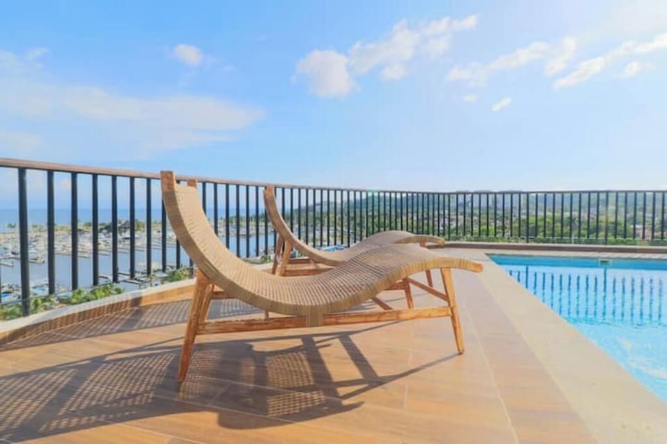 Our comfortable lounge chairs perfect for sunbathing and relaxing.