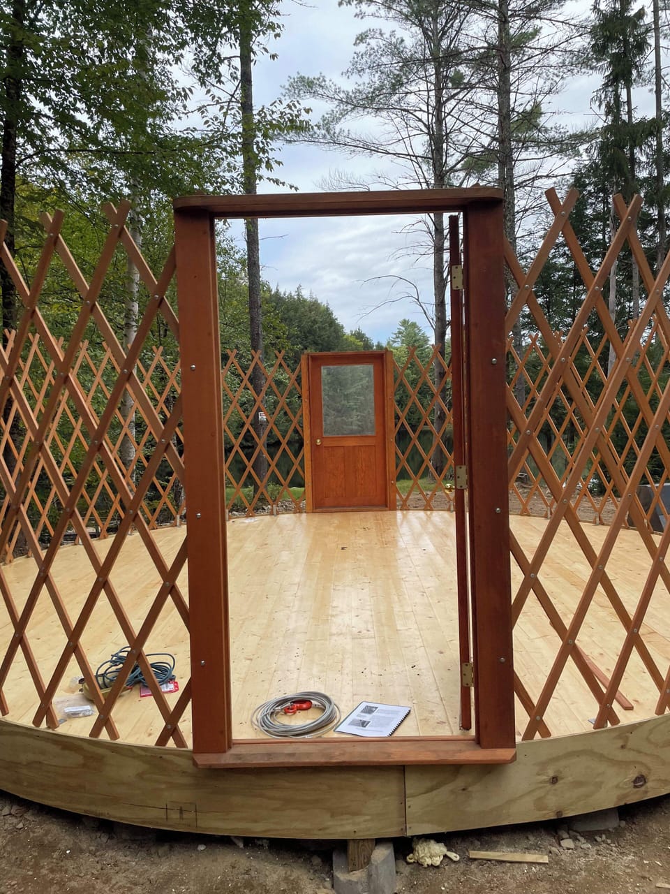 Lattice Walls going up
