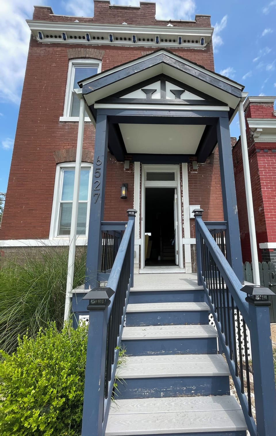 Exterior. Welcome to your home . Well groomed neighborhood. Convent across st.