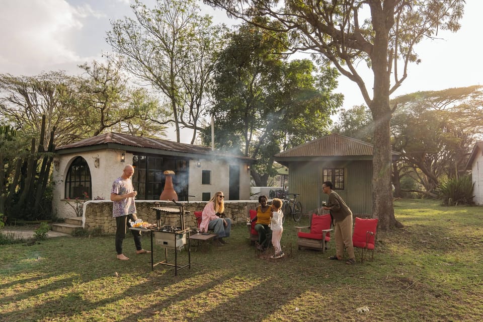 BBQ  in the lawn