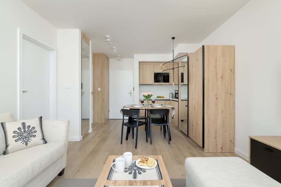 The elegant living room perfect for both relaxation and entertainment.
