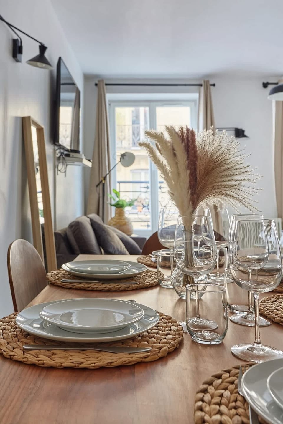 Cuisine américaine et coin repas
