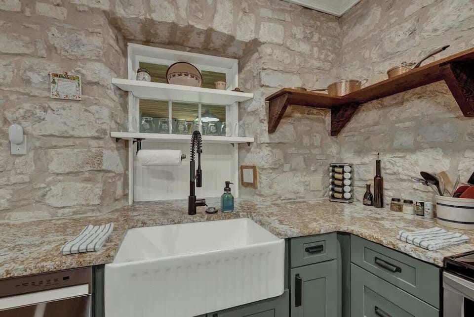 House, Multiple Beds, Patio (3499 W US 290- Main) | Private kitchen | Coffee/tea maker