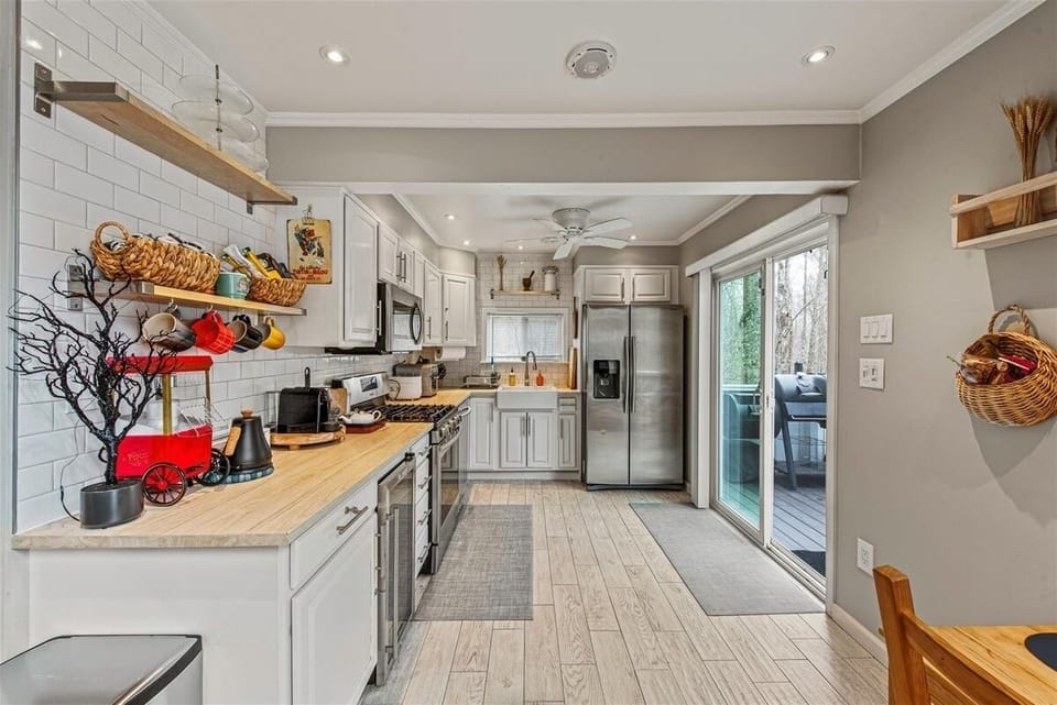 Indoors, Kitchen, Ceiling Fan, Home Decor, Floor