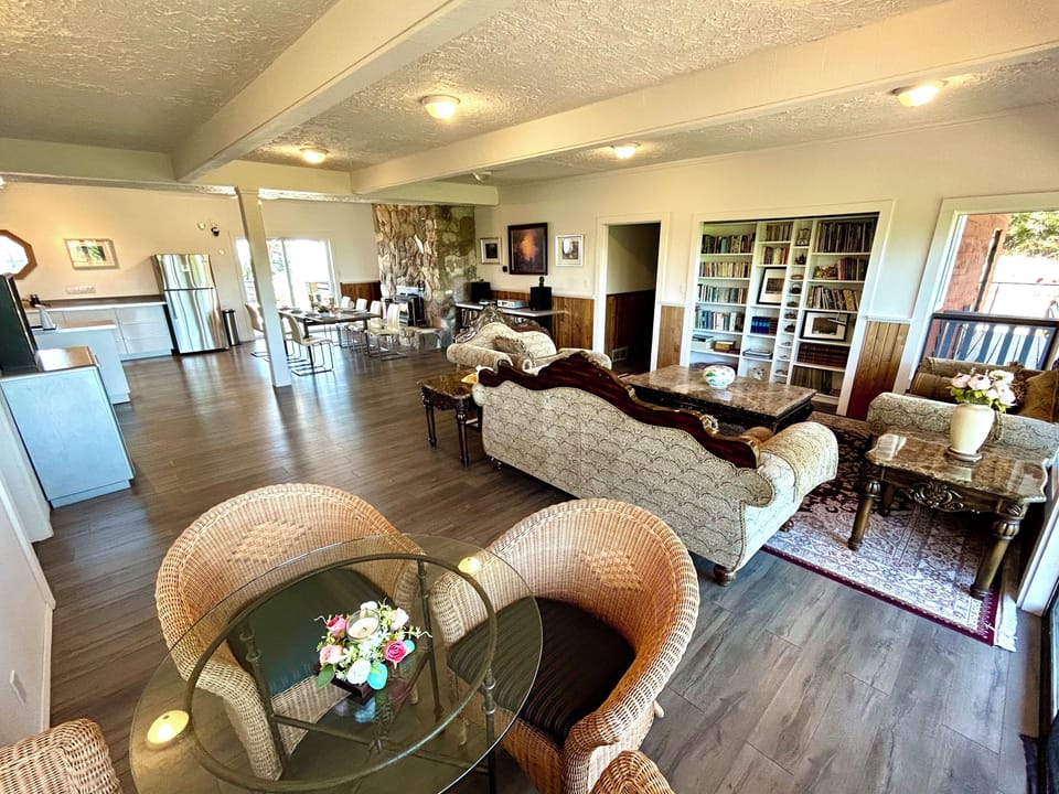 Spacious open-concept living area with plenty of room to relax.