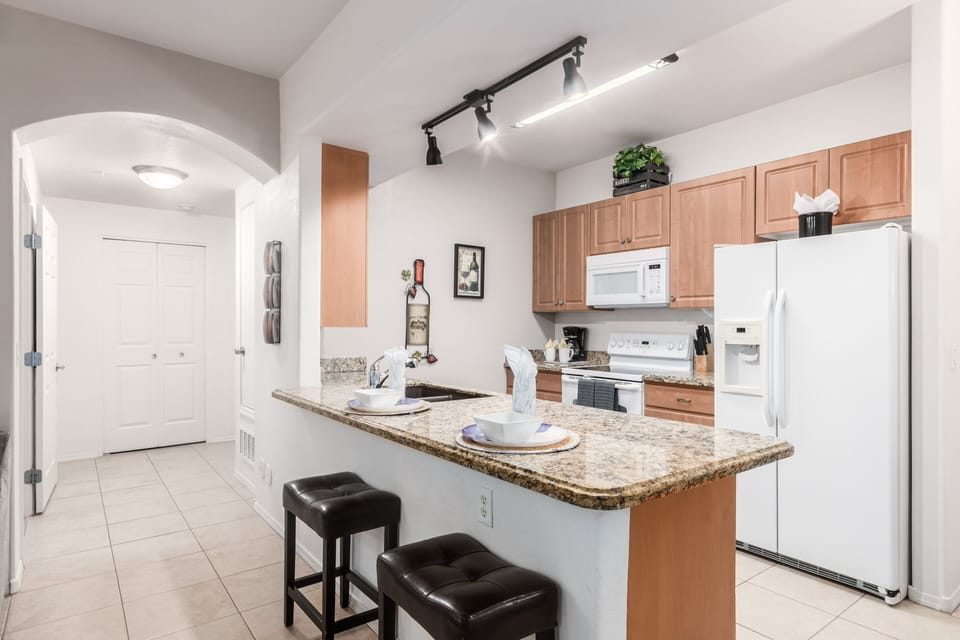 Condo, Multiple Beds, Pool Access, City View (Southern #1064 Mesa) | Private kitchen | Coffee/tea maker